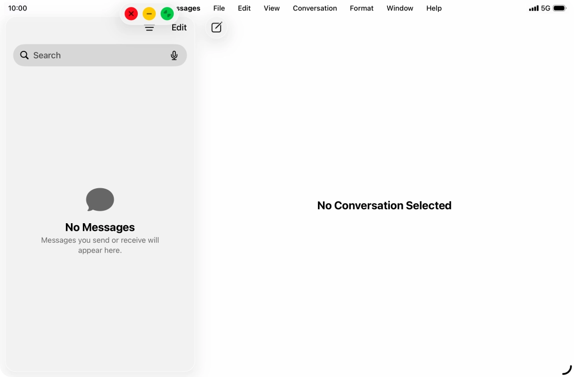 Press the minimise icon.