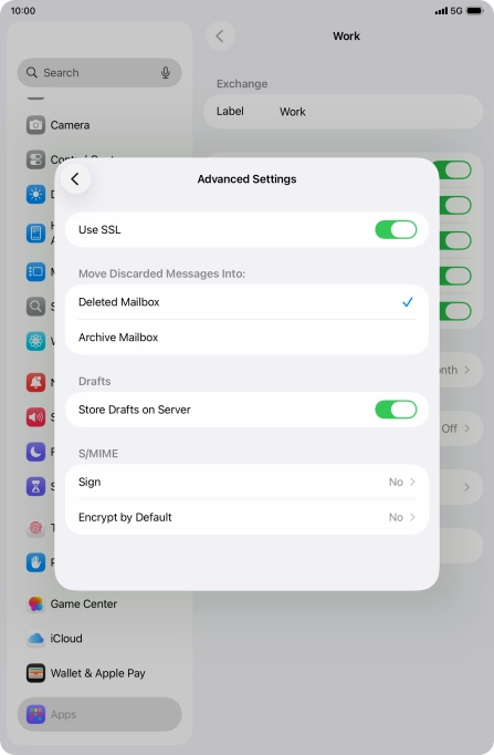 Press the indicator next to Press the indicator next to