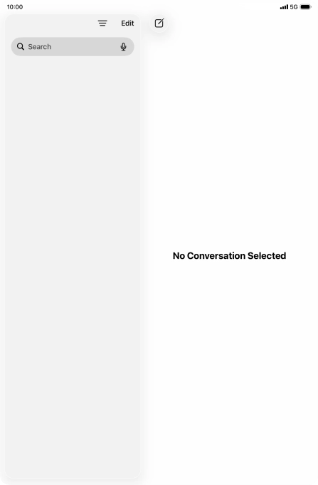 Slide your finger upwards starting from the bottom of the screen to open Dock. Slide your finger upwards starting from the bottom of the screen to open Dock.