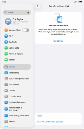 Press Get Started. Press Get Started.