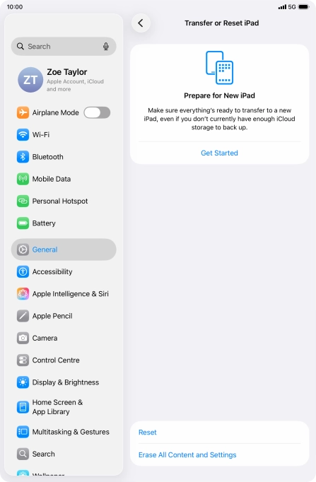 Press Get Started. Press Get Started.