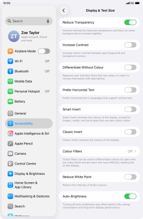 Press the indicator next to Press the indicator next to