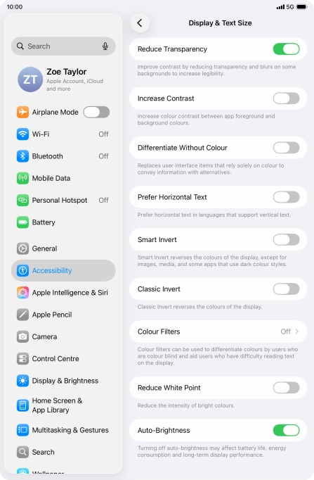Press the indicator next to Press the indicator next to