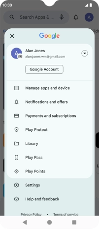 Press Manage apps and device.
