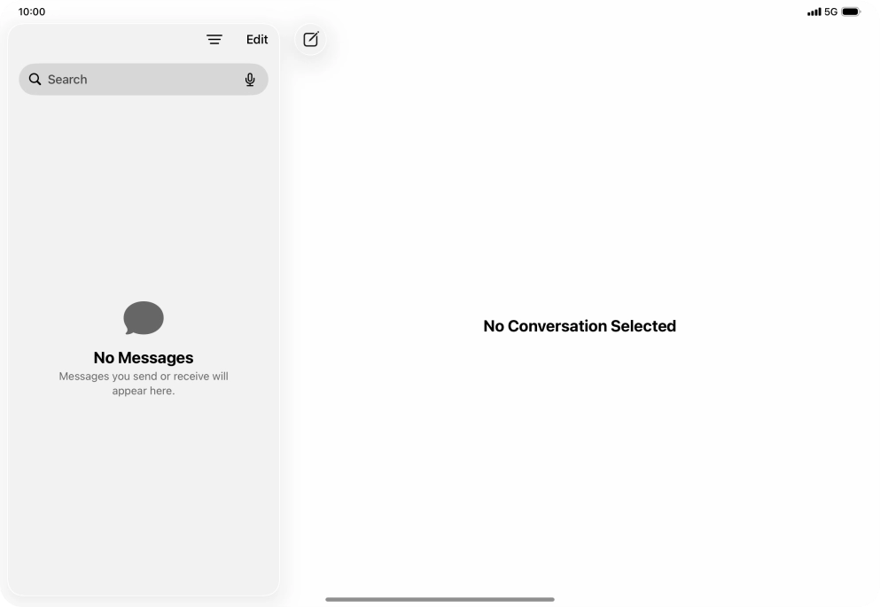Slide right or left on the screen using four or five fingers to switch between running applications.