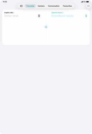 Press the first drop down list.