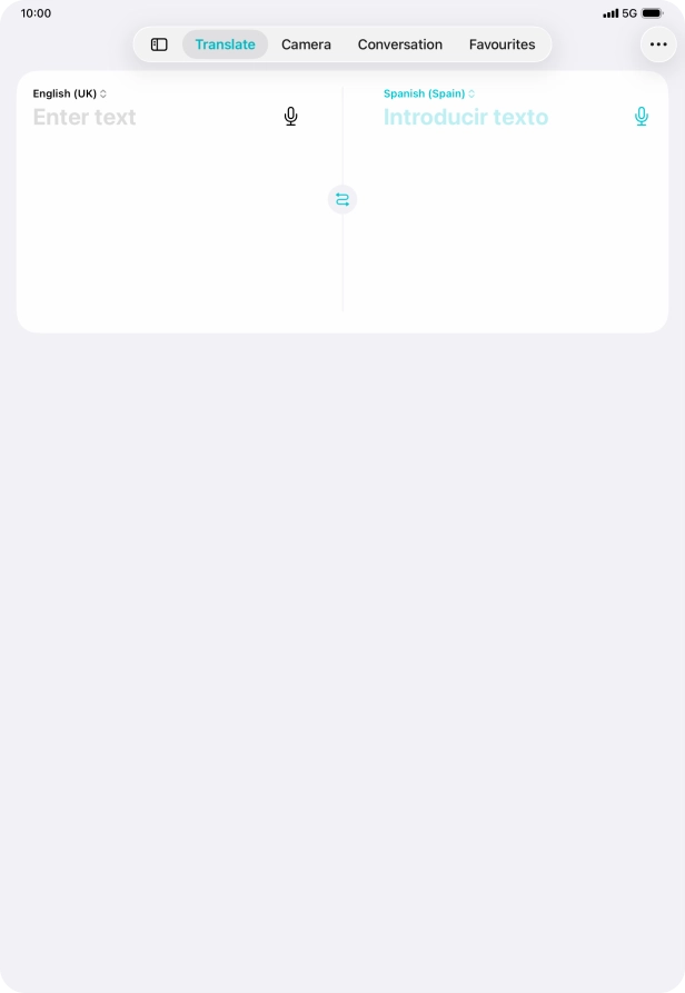 Press the first drop down list.