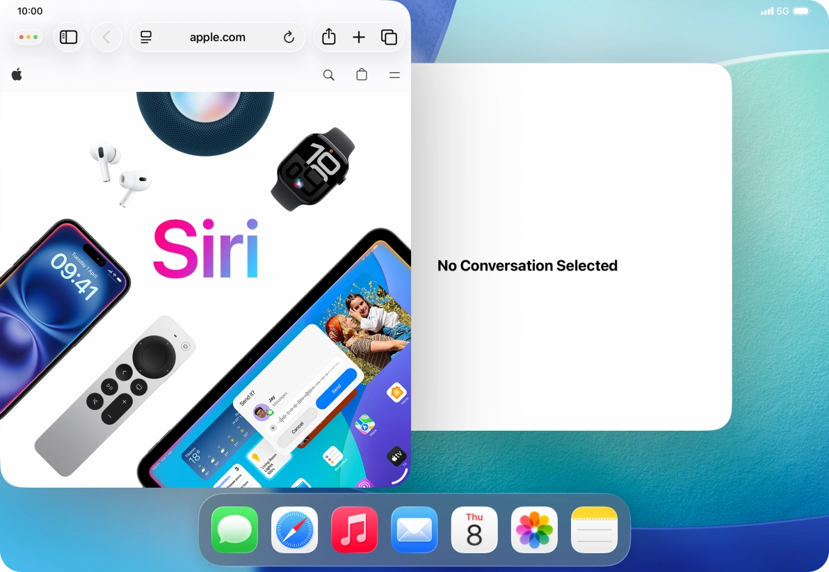 Press the second application.