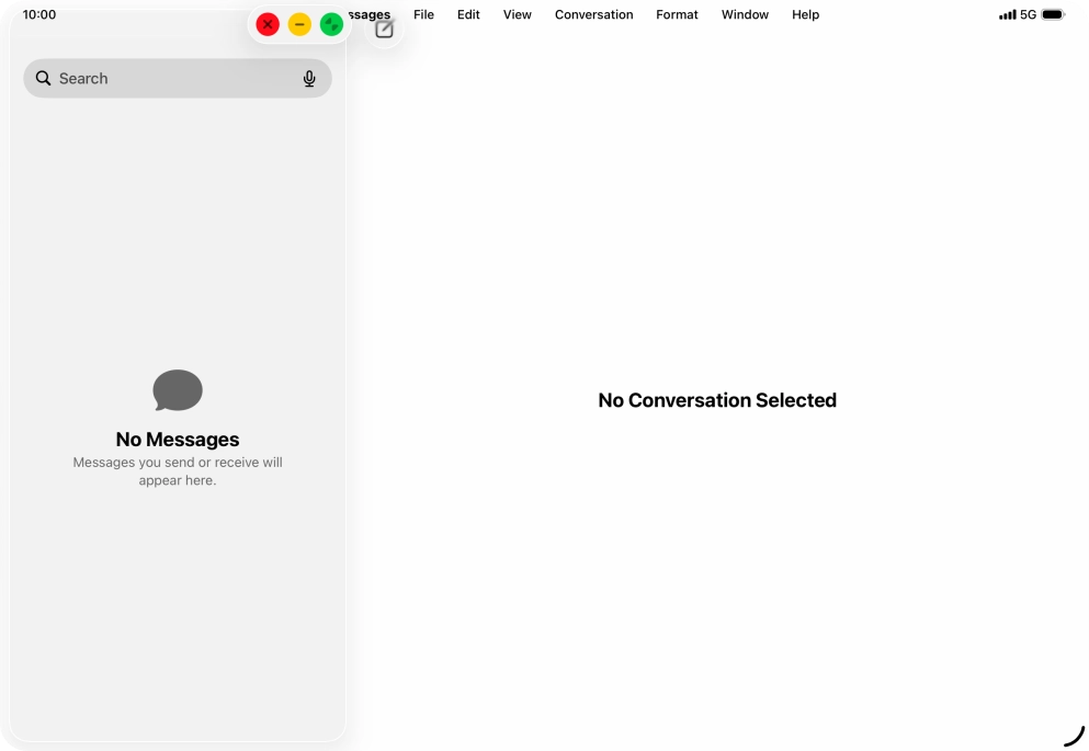 Press the minimise icon.