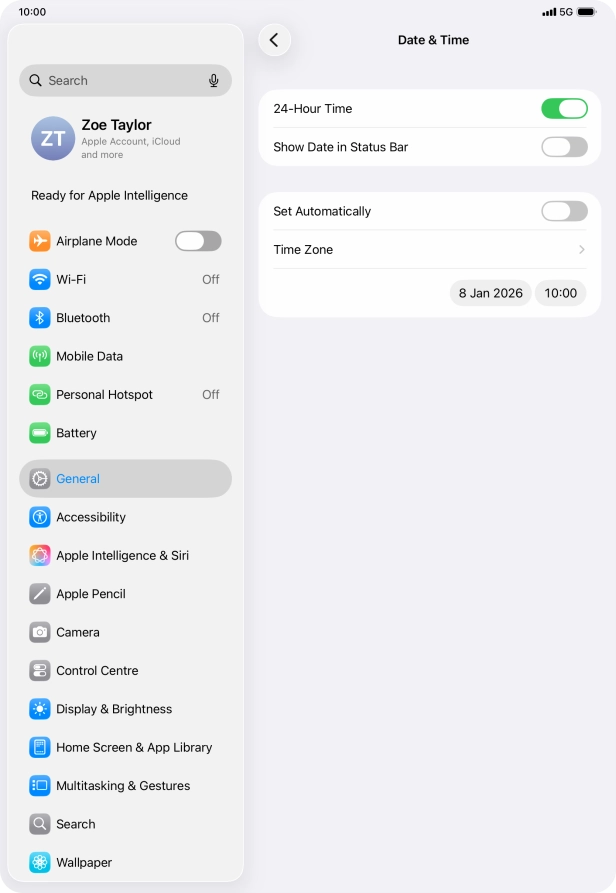 Slide your finger upwards starting from the bottom of the screen to return to the home screen.