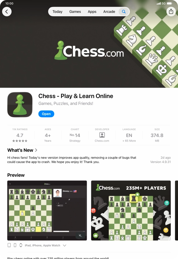 Slide your finger upwards starting from the bottom of the screen to return to the home screen.