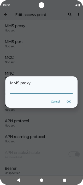 Key in 10.202.002.060 and press OK.