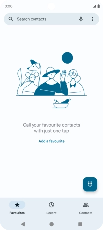 Press the menu icon.