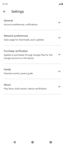 Press Network preferences.