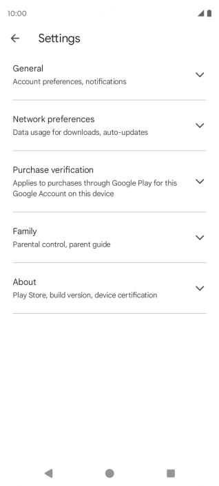 Press Network preferences.