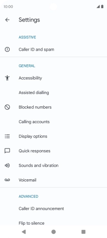 Press Calling accounts.