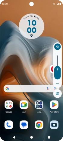 Press the sound mode icon.
