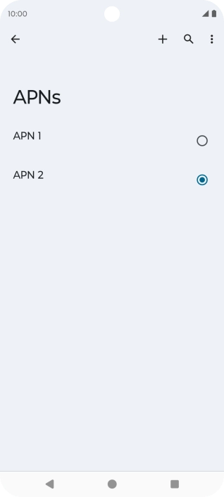 Press the Home key to return to the home screen.