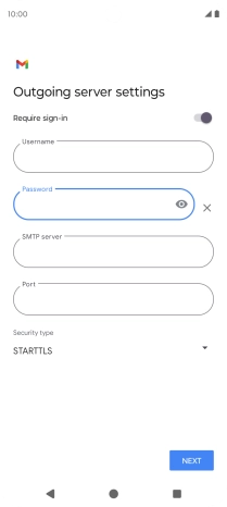 Press the field below 