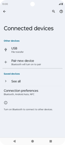 Press Pair new device.