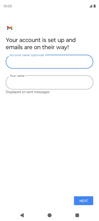 Press the field below 