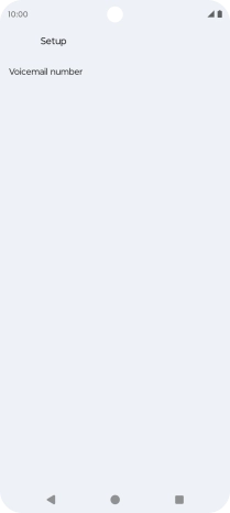 Press Voicemail number.