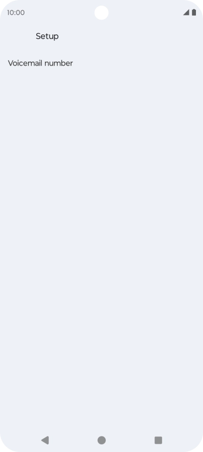 Press Voicemail number.