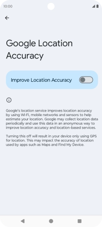 If you press the indicator next to 