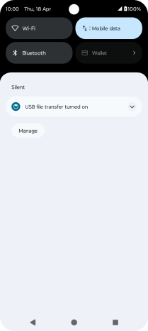 Press the drop down list.