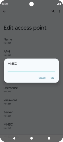 Key in http://pxt.vodafone.net.au/pxtsend and press OK.