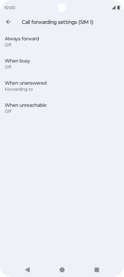 Press the Home key to return to the home screen.