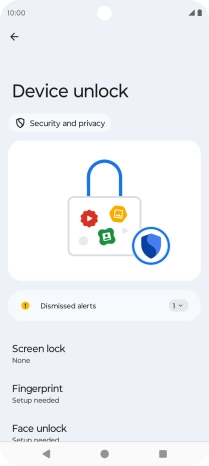 Press the Home key to return to the home screen.