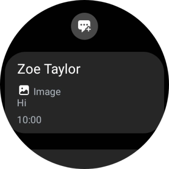 Press the required picture message.