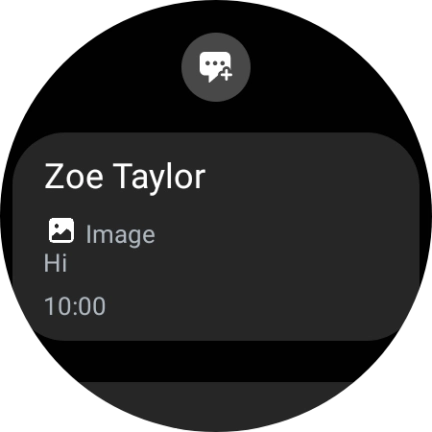 Press the required picture message.