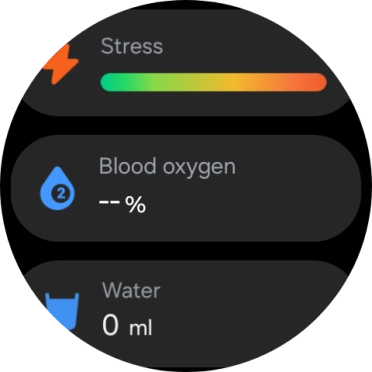 Press Blood oxygen.