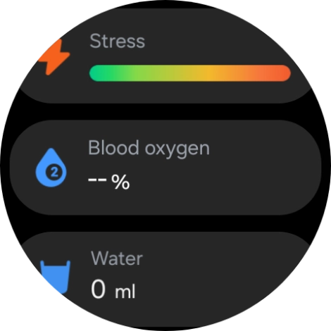 Press Blood oxygen.