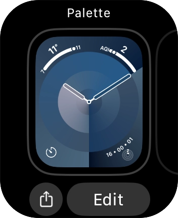 Slide your finger left on the screen.
