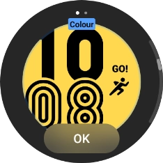 Slide your finger on the screen to change between the different designs. Slide your finger on the screen to change between the different designs.