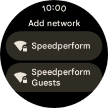 Press the required Wi-Fi network. Press the required Wi-Fi network.