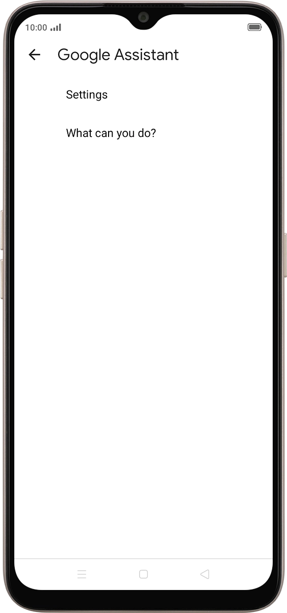 On your phone: Press Settings.