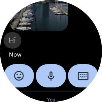 Press the microphone icon.