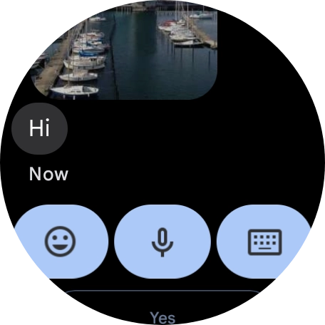 Press the microphone icon.
