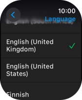 Press the required language.