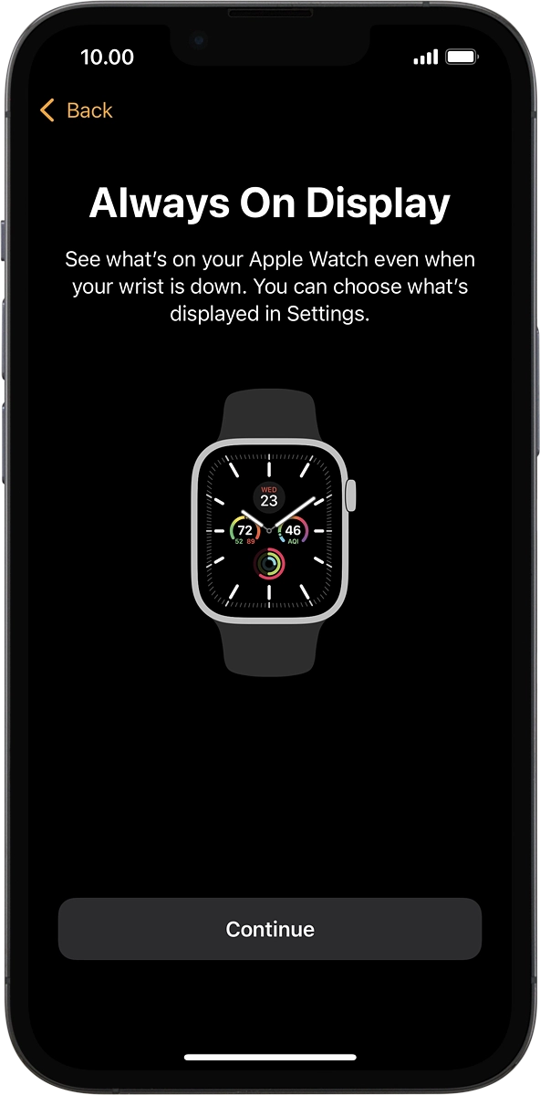 On your phone: Press Continue.