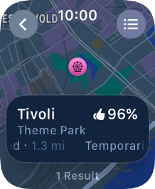 Press the required destination.