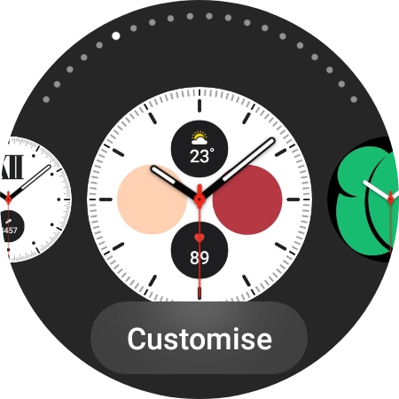 Press Customise.