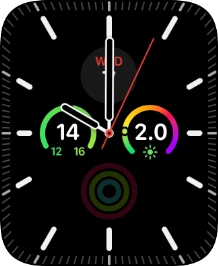 Slide your finger upwards on the screen.