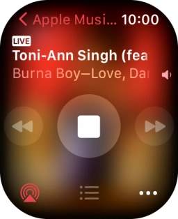 Press arrow left to return to the list.