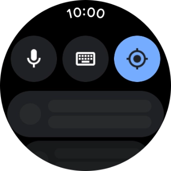 Press the microphone icon and say the required destination.