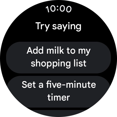 Press the crown to return to the home screen. Press the crown to return to the home screen.